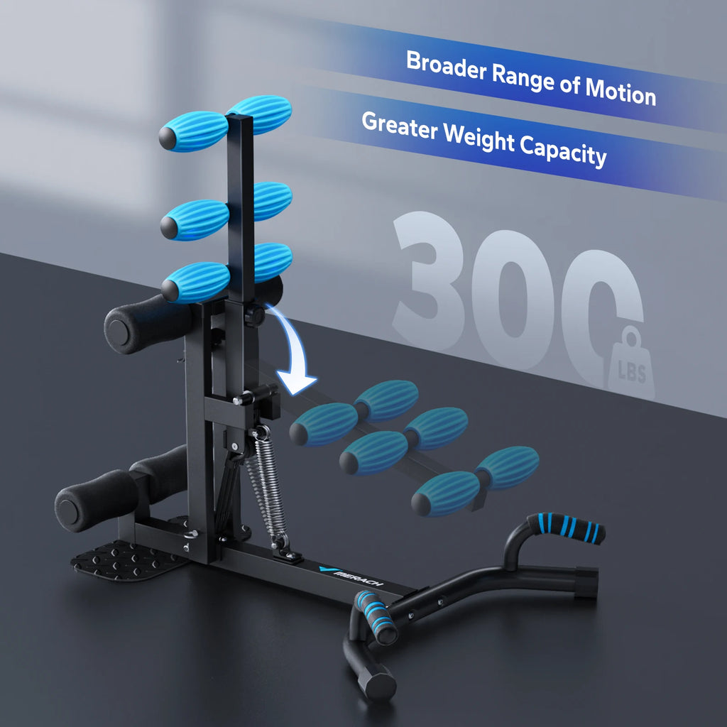Multi-functional Deep Squat Machine, Adjustable Glutes Trainer, Core Leg and Push Up Workout