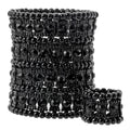 Multilayer stretch cuff bracelet/ ring set crystal jewelry women