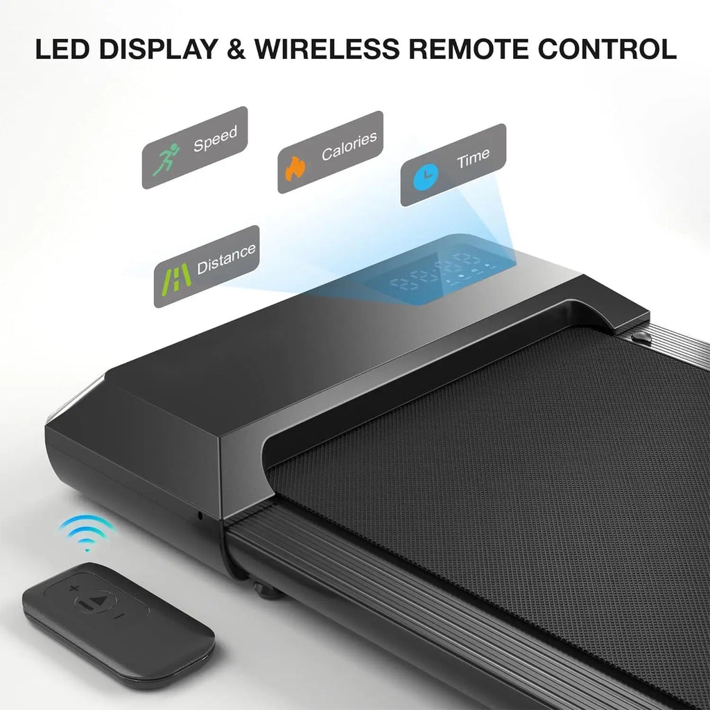 2-in-1 Home/Office - 2.5 HP Walking Treadmills for Small Spaces with APP & Remote Control