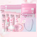 Sakura Skincare Set- Moisturizing Anti-Aging Kit with Wrinkle Smoothing Radiance- Facial Kit Gift Set