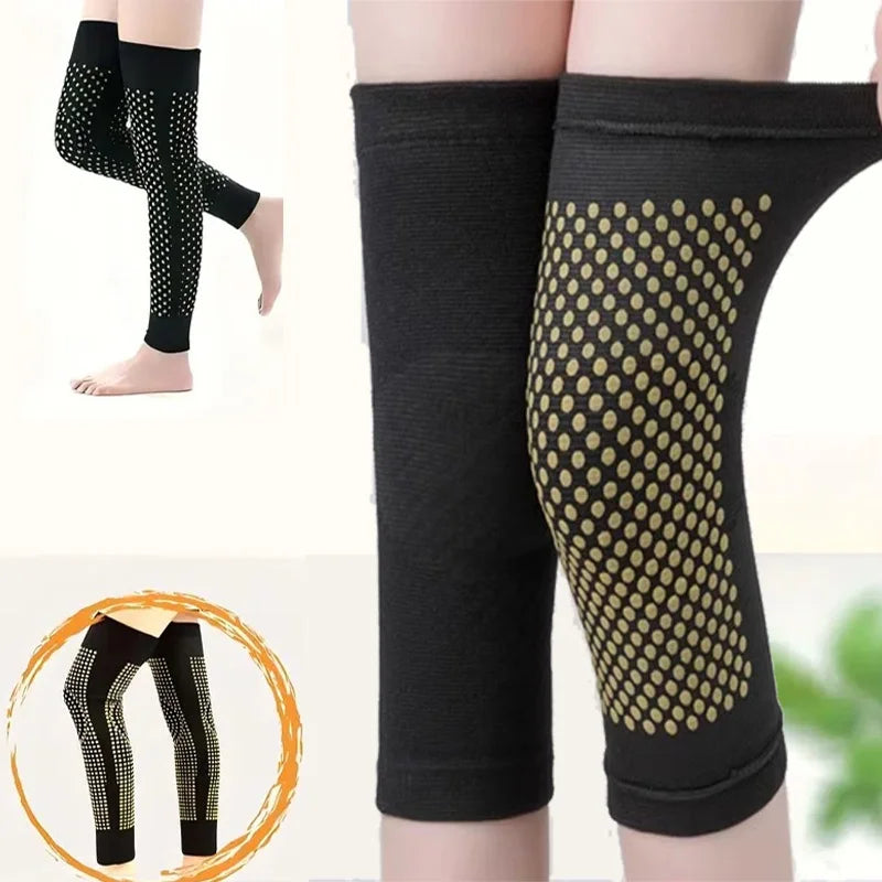 Mugwort Self-Heating Knee/Leg Brace for Arthritis & Joint Pain Relief