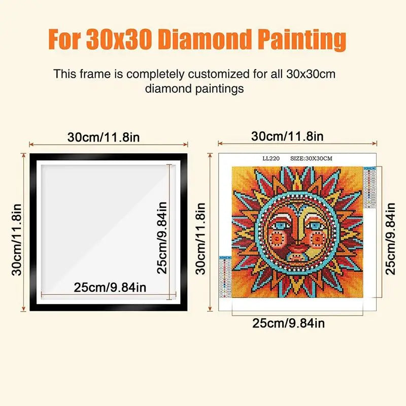 30x30cm Magnetic Children Art Frames for Kids / Poster, Photo, Drawings, Paintings, Pictures to put on Display