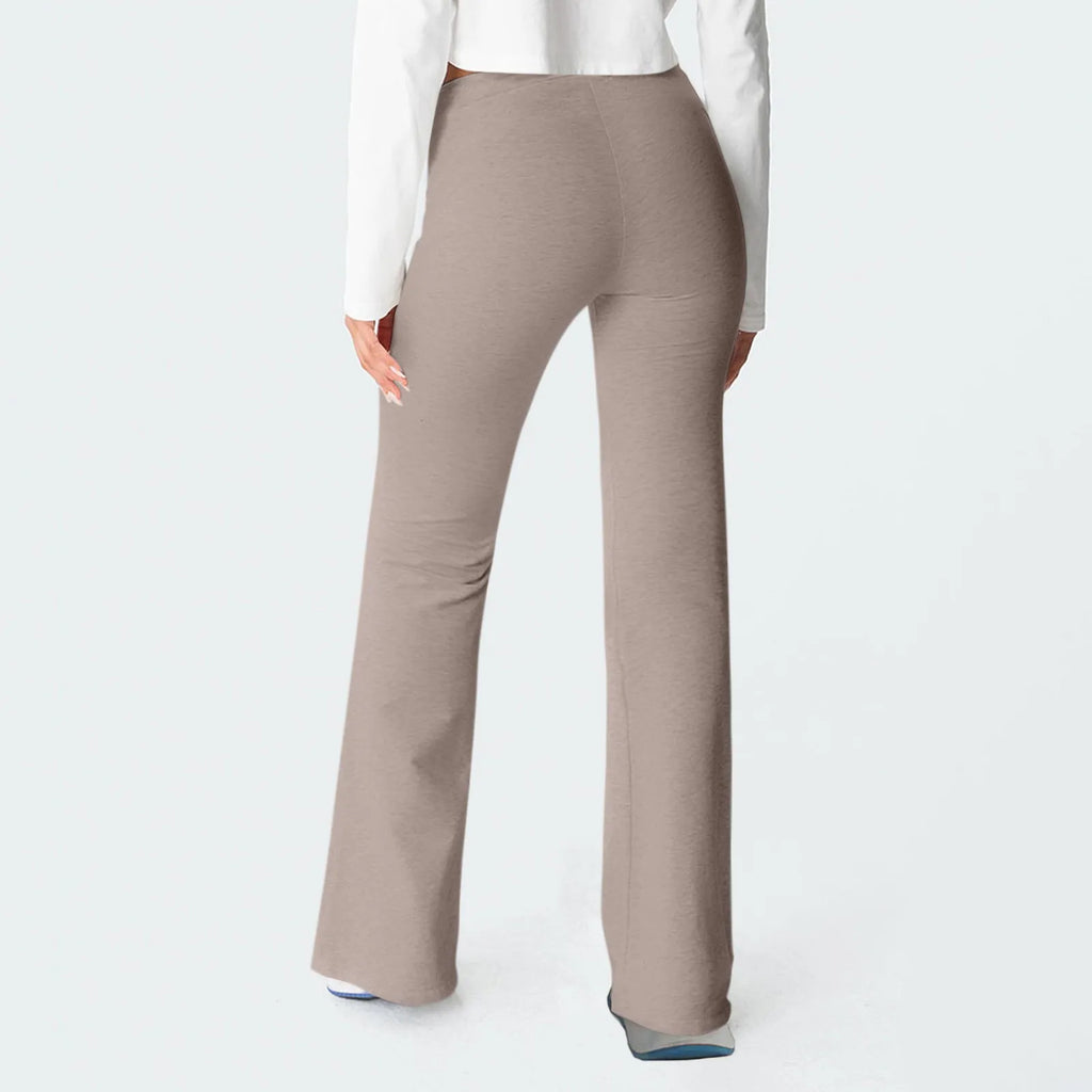 Activewear for Women/ High Waist Drawstring Baggy Style with Flare Legs/ Wide legs for comfort