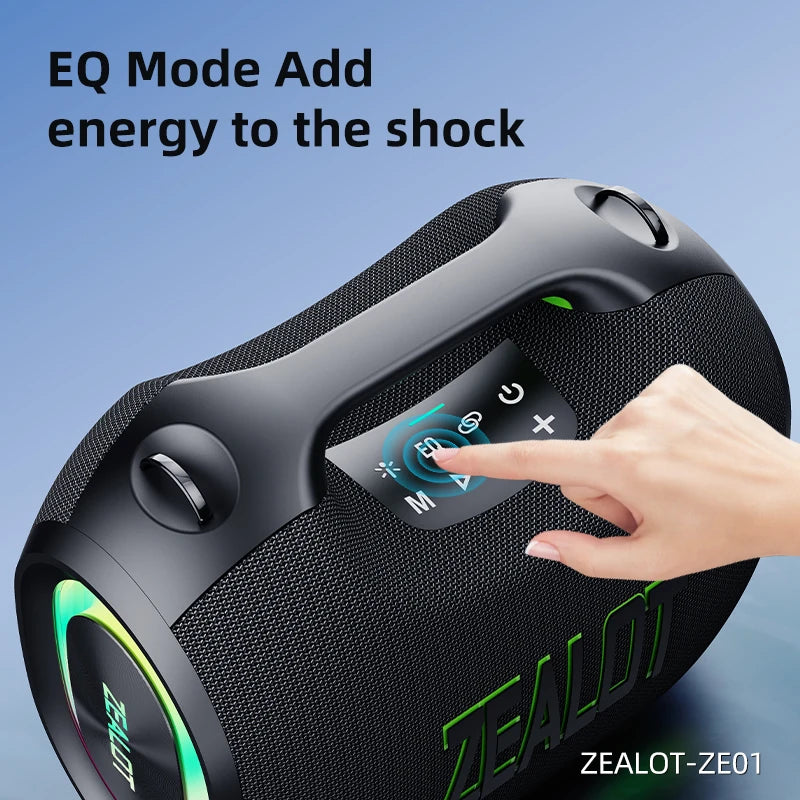 120W Big Power Portable Bluetooth Speaker, Wireless TWS Subwoofer/ Waterproof/ HIFI Quality