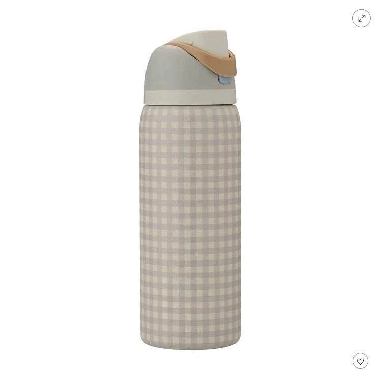 Stainless Steel Water Bottle -32oz Vacuum Insulated Water Bottle with Straw & Leak-Proof Lid /Portable