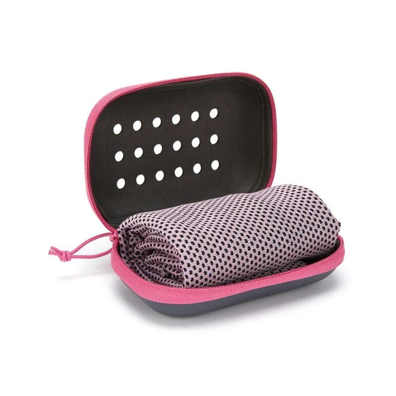 Quick Drying Cooling Towel Soft Breathable Sweat Absorption- Cold Towel with Storage Box for Sports, Running, Yoga and Gym