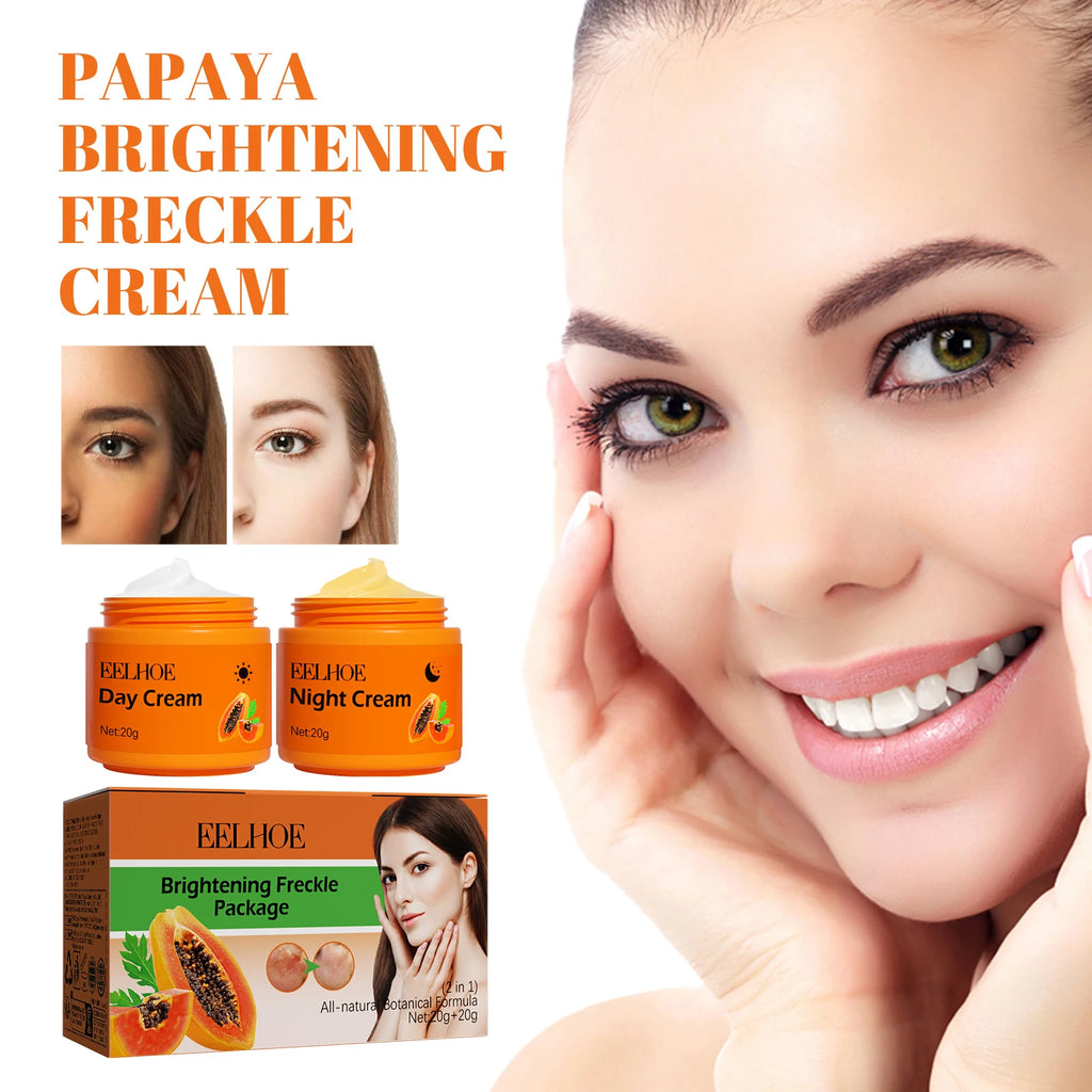 Papaya Brightening Cream, Dark Spot Care & Even Tone and Daily Nourishing Face Cream