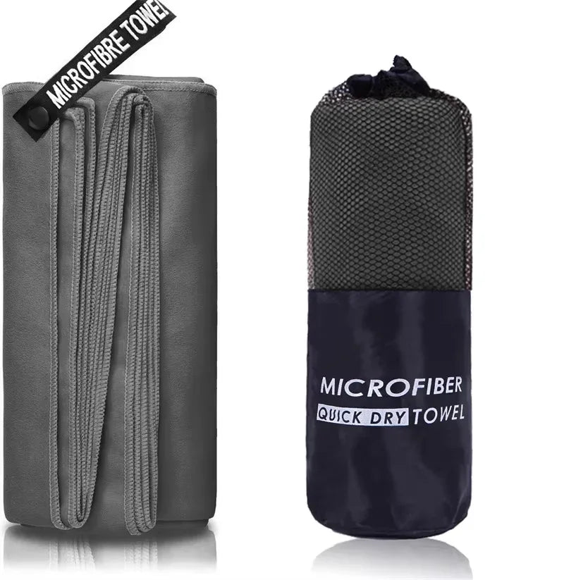 Quick Dry Beach Towel, Microfiber Travel Towel,Fast Drying Towel Set for Camping, Beach, Gym, Sports, Bath
