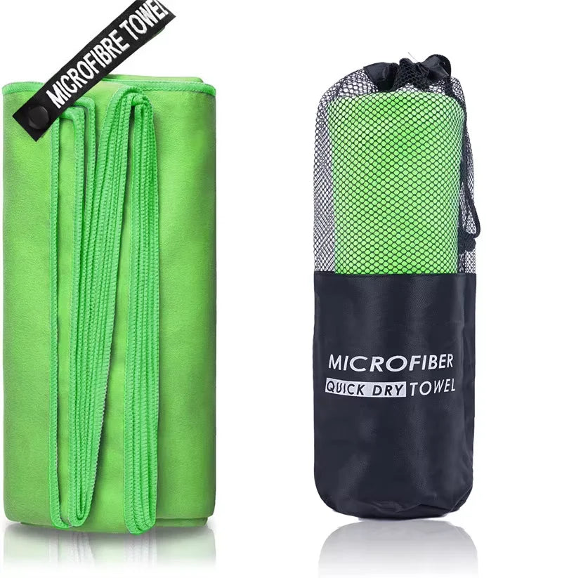 Quick Dry Beach Towel, Microfiber Travel Towel,Fast Drying Towel Set for Camping, Beach, Gym, Sports, Bath