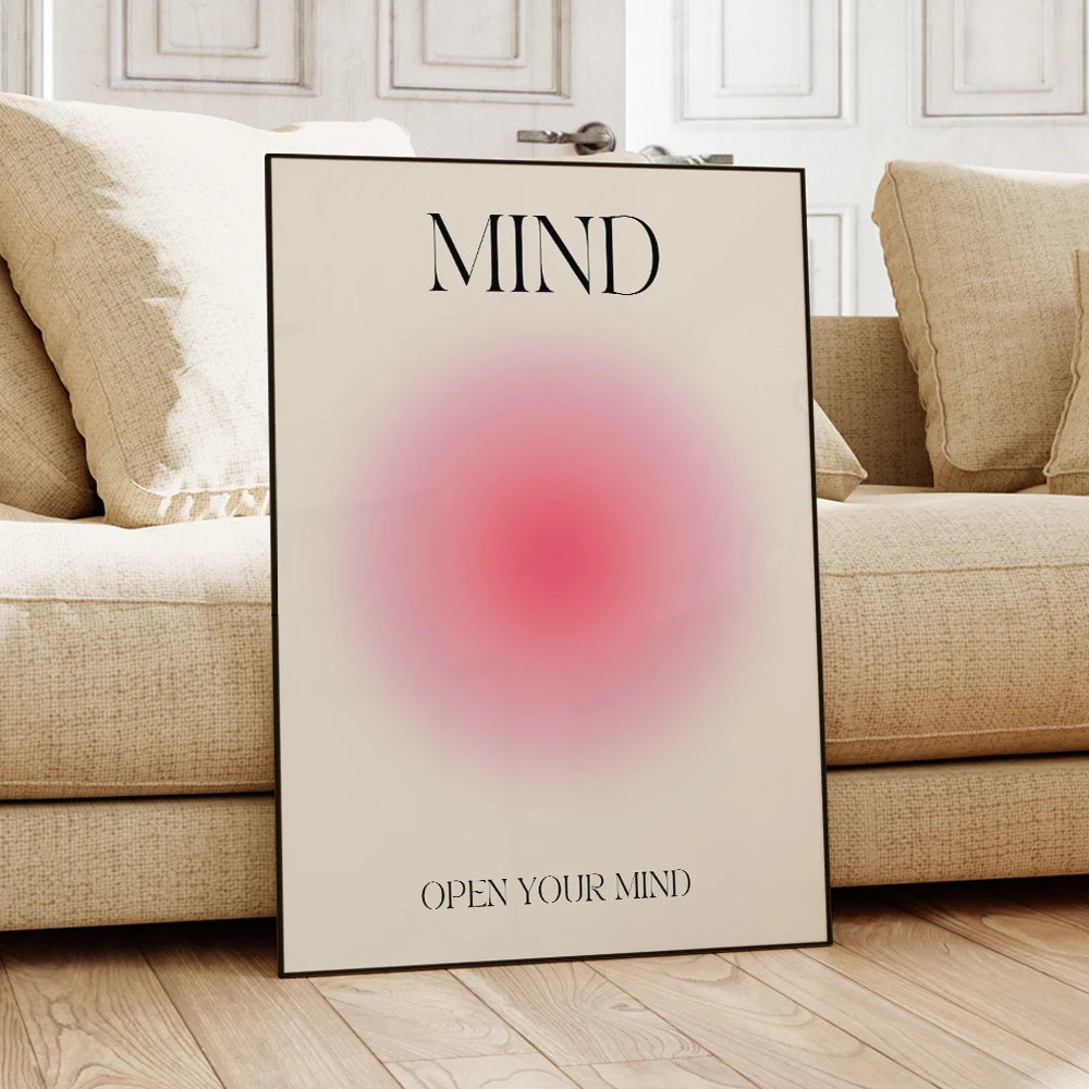 Motivational Quote, Positive Spiritual Wall Art, Canvas- Painting -Posters