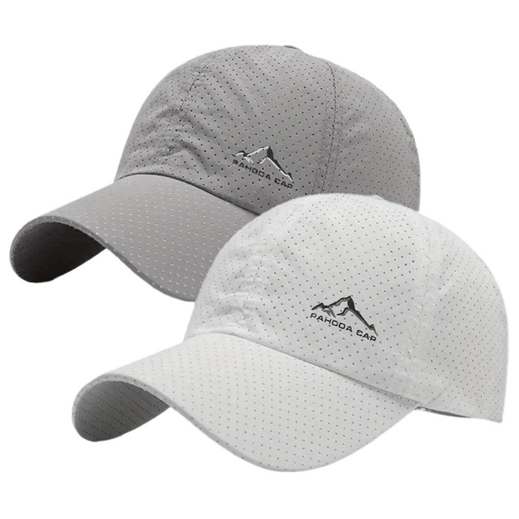 2PCS Unisex Baseball Caps with Quick drying and Breathable material- Great for Outdoors and Sports