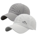 2PCS Unisex Baseball Caps with Quick drying and Breathable material- Great for Outdoors and Sports