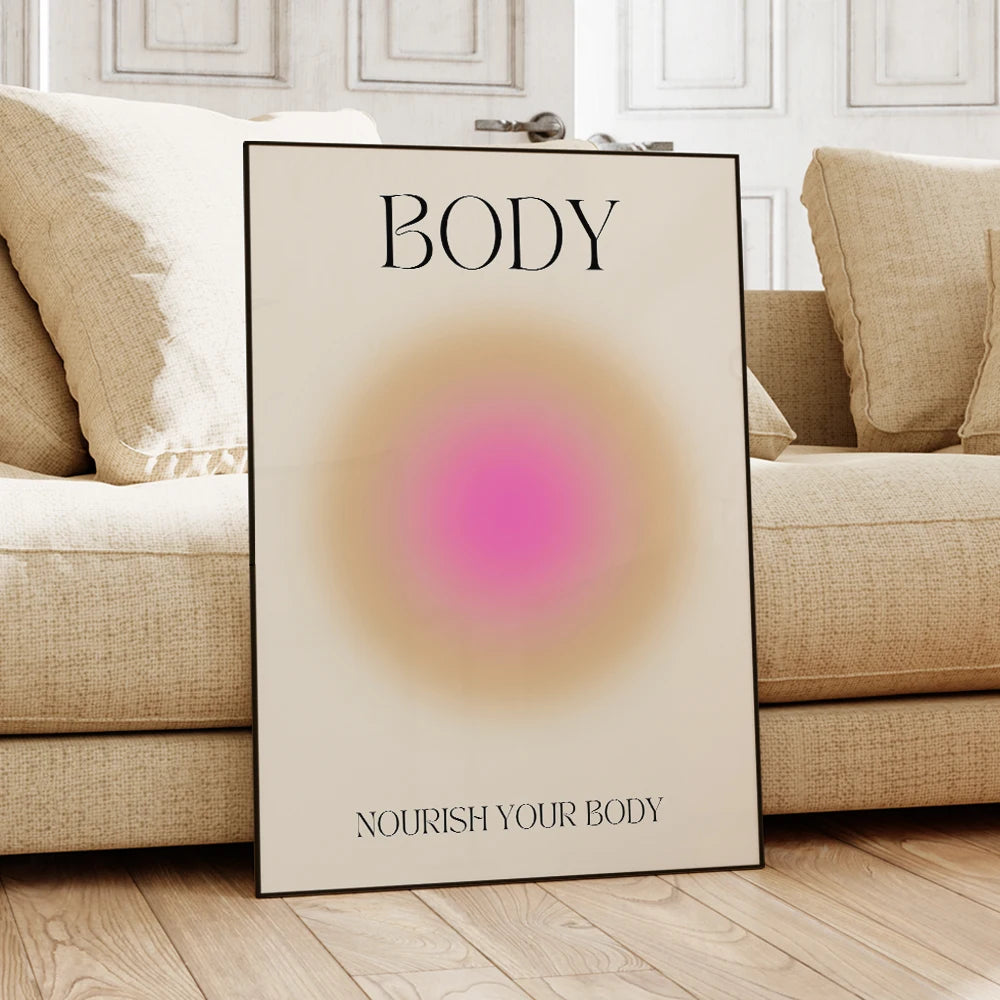 Motivational Quote, Positive Spiritual Wall Art, Canvas- Painting -Posters