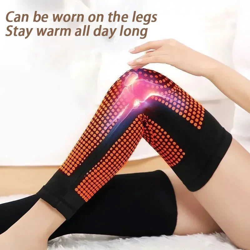 Mugwort Self-Heating Knee/Leg Brace for Arthritis & Joint Pain Relief