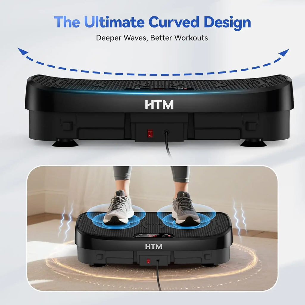 Vibration Plate Fitness Platform- 120 Levels -Home Gym Equipment- Weight Loss- Exercise Board
