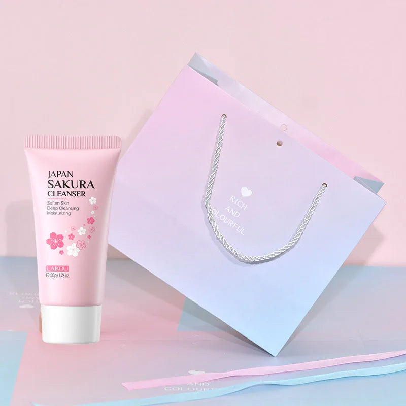 Sakura Skincare Set- Moisturizing Anti-Aging Kit with Wrinkle Smoothing Radiance- Facial Kit Gift Set