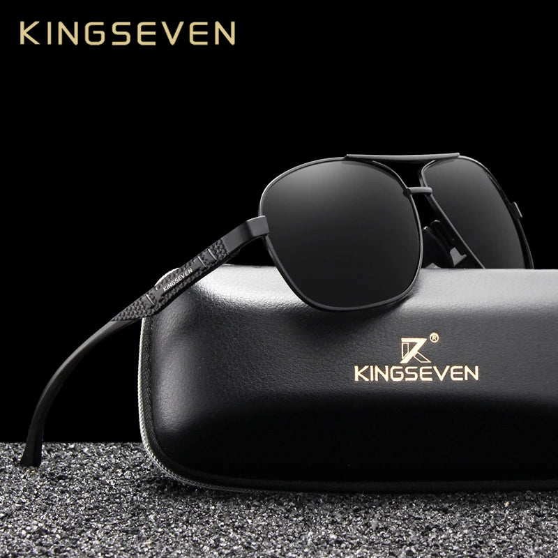 KINGSEVEN Brand Sunglasses Polarized Aluminum UV400 Mirror Style/For Men and Women