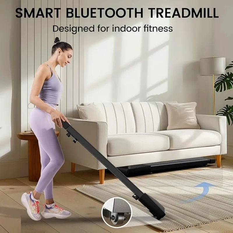 2-in-1 Home/Office - 2.5 HP Walking Treadmills for Small Spaces with APP & Remote Control