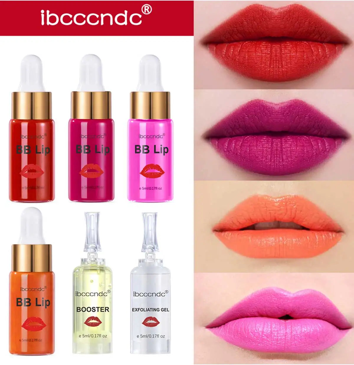 BB Lips Ampoule Serum Starter Set Semi-Permanent BB Lip Gloss Tinted Pigment