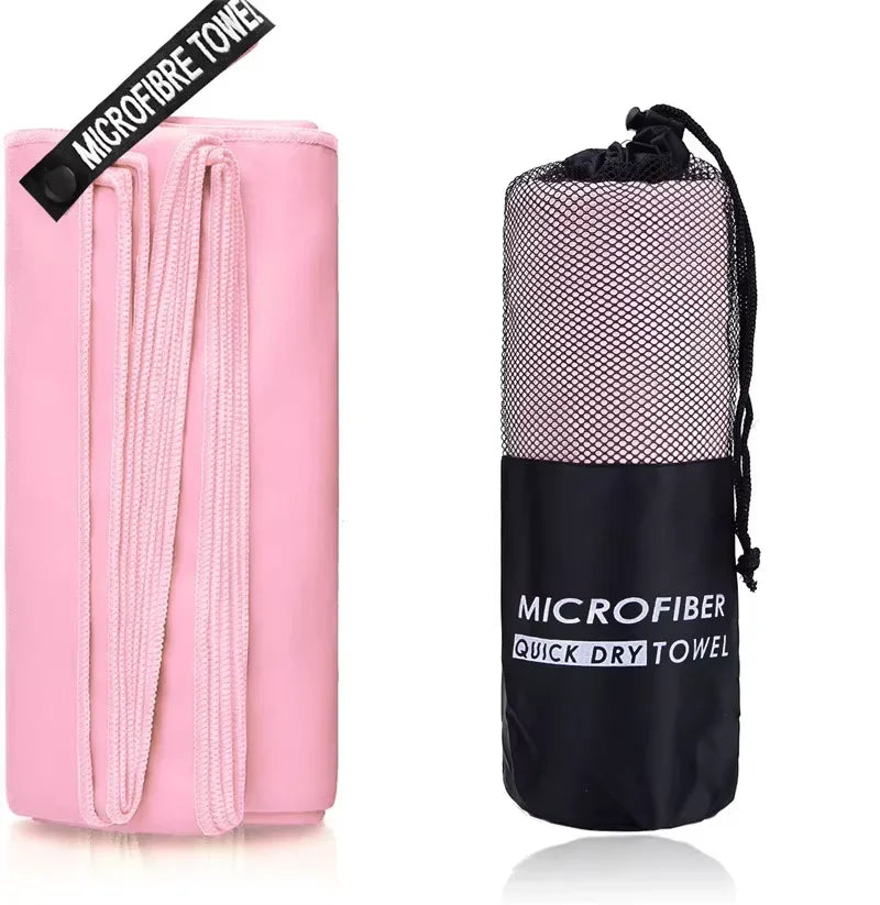 Quick Dry Beach Towel, Microfiber Travel Towel,Fast Drying Towel Set for Camping, Beach, Gym, Sports, Bath