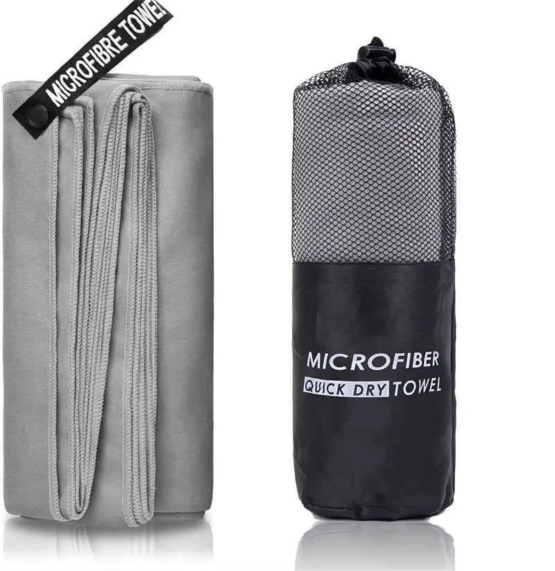Quick Dry Beach Towel, Microfiber Travel Towel,Fast Drying Towel Set for Camping, Beach, Gym, Sports, Bath
