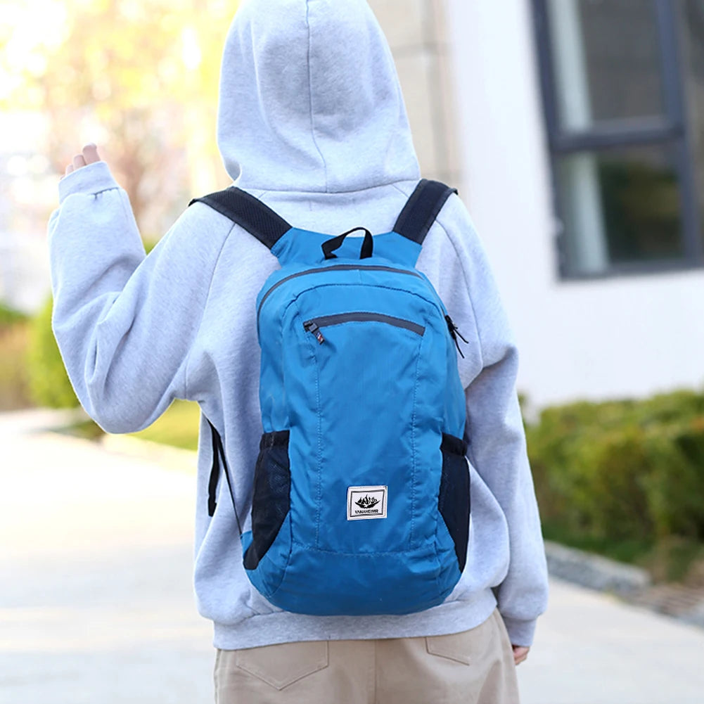 20L Foldable Travel/ Waterproof, Cycling Backpacks- Ultralight for Outdoors, Travel, Hiking with Large Capacity space