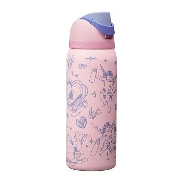 Stainless Steel Water Bottle -32oz Vacuum Insulated Water Bottle with Straw & Leak-Proof Lid /Portable