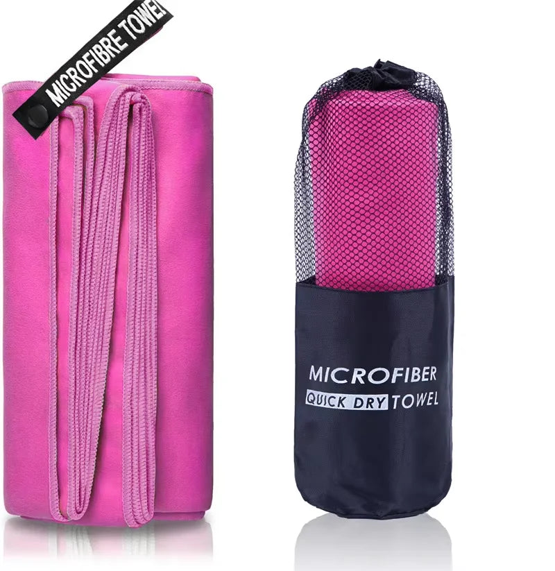 Quick Dry Beach Towel, Microfiber Travel Towel,Fast Drying Towel Set for Camping, Beach, Gym, Sports, Bath