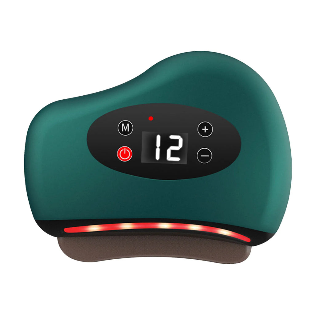 Electric Scraping Instrument- Lightweight- Heated Muscle Scraping Tool- Hot Compress Eye Massager with Red Light Scraper