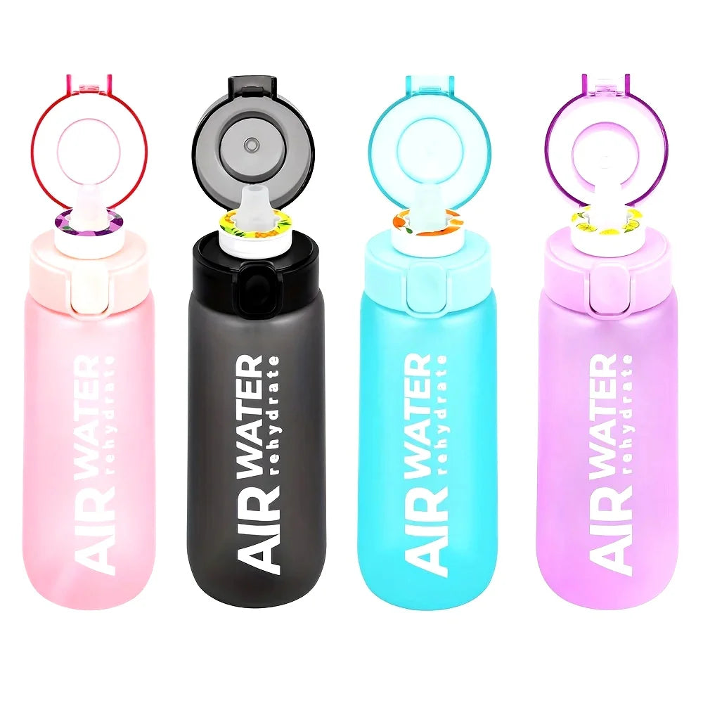 750ml/25oz Fruit Flavor Water Bottle with 7 Fruit Pods Ideal for Fitness Sports Outdoor
