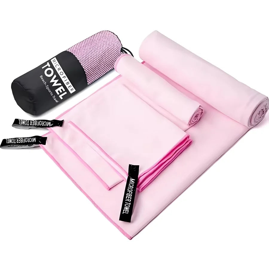 Quick Dry Beach Towel, Microfiber Travel Towel,Fast Drying Towel Set for Camping, Beach, Gym, Sports, Bath