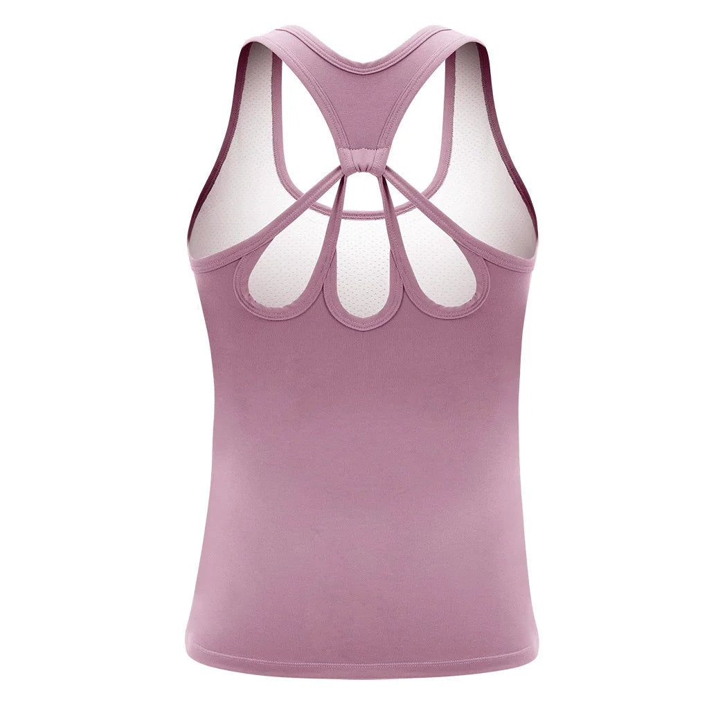 Yoga Vest Sport Singlet for Women /Athletic Fitness Sport Tank Top