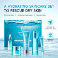 AquaVitalize Skin care 5PCS Deep Hydration Kit Wrinkle Smoothing and Tightening Treatment Set