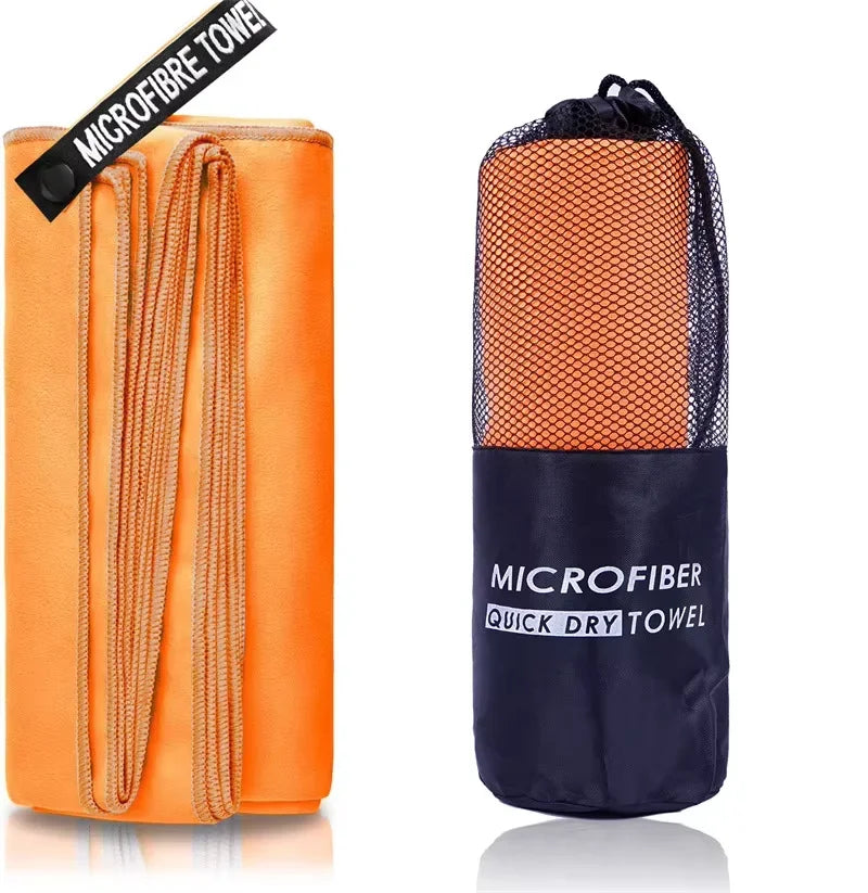 Quick Dry Beach Towel, Microfiber Travel Towel,Fast Drying Towel Set for Camping, Beach, Gym, Sports, Bath