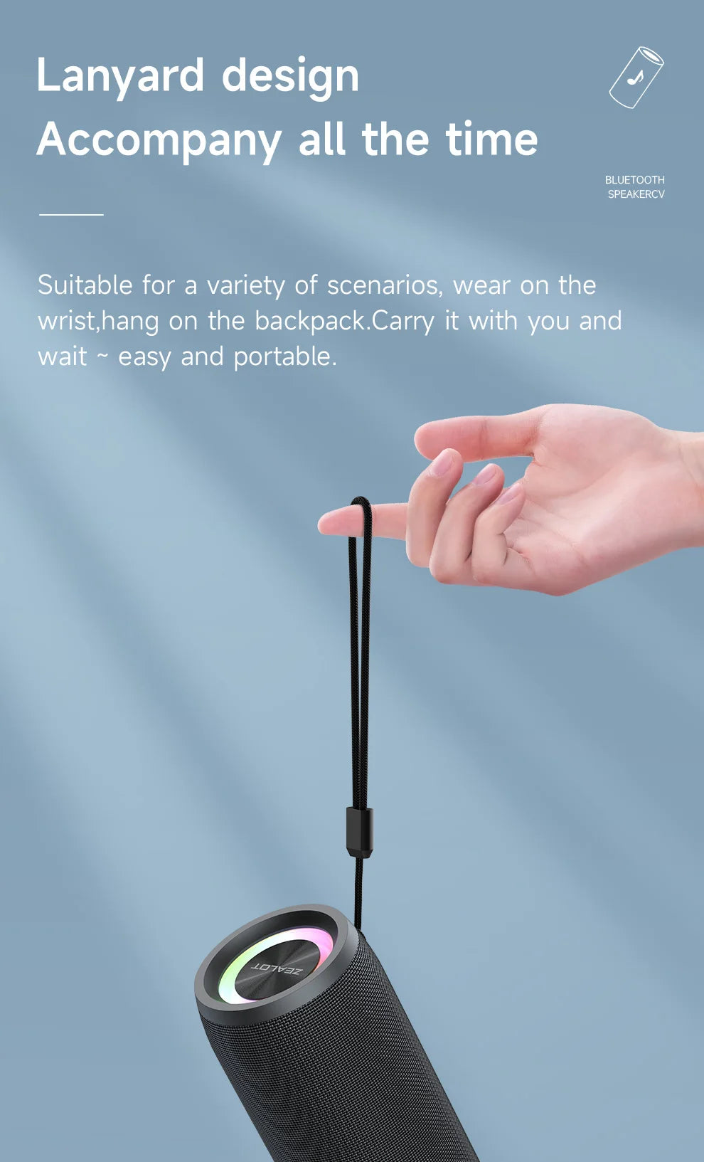 S51Pro High-power / 40W 3D Stereo Bass Bluetooth Speaker /Portable IPX5 /Waterproof Suitable