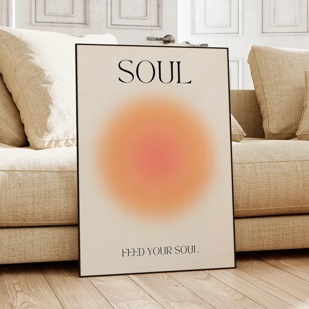 Motivational Quote, Positive Spiritual Wall Art, Canvas- Painting -Posters