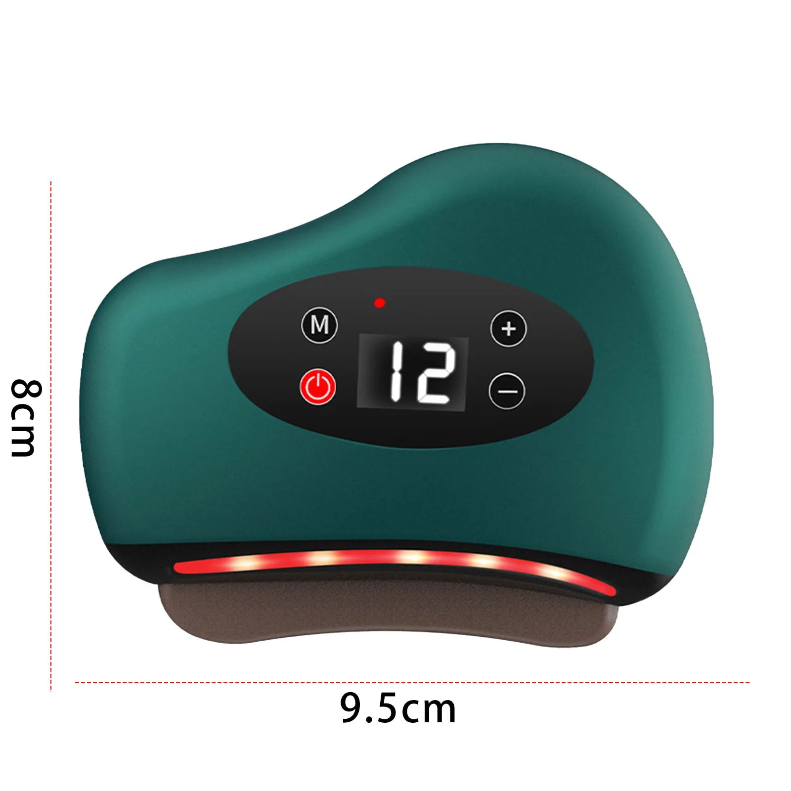 Electric Scraping Instrument- Lightweight- Heated Muscle Scraping Tool- Hot Compress Eye Massager with Red Light Scraper