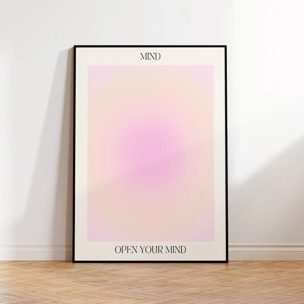 Motivational Quote, Positive Spiritual Wall Art, Canvas- Painting -Posters