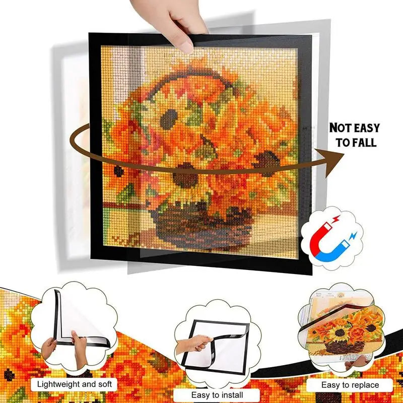 30x30cm Magnetic Children Art Frames for Kids / Poster, Photo, Drawings, Paintings, Pictures to put on Display