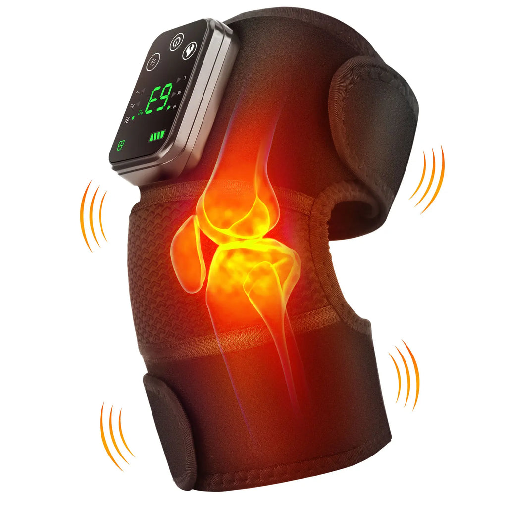 Knee Heating Massager with Joint Physiotherapy and Hot Compress Vibration Massage. Used for Elbow, Shoulder or knees.