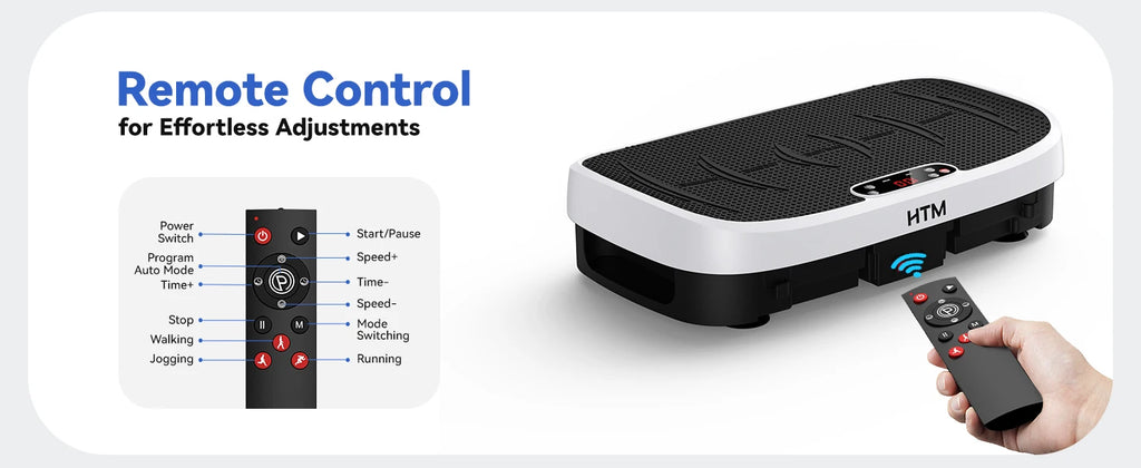 Vibration Plate Fitness Platform- 120 Levels -Home Gym Equipment- Weight Loss- Exercise Board