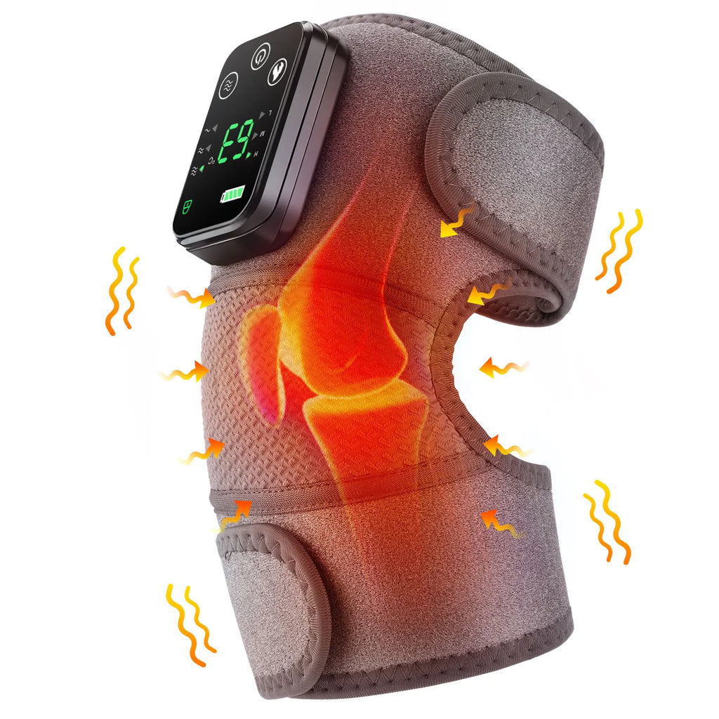 Knee Heating Massager with Joint Physiotherapy and Hot Compress Vibration Massage. Used for Elbow, Shoulder or knees.
