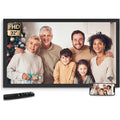 32 Inch Large Digital Picture Frame with Bluetooth Speaker, Remote Control, Auto Rotate