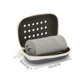 Quick Drying Cooling Towel Soft Breathable Sweat Absorption- Cold Towel with Storage Box for Sports, Running, Yoga and Gym