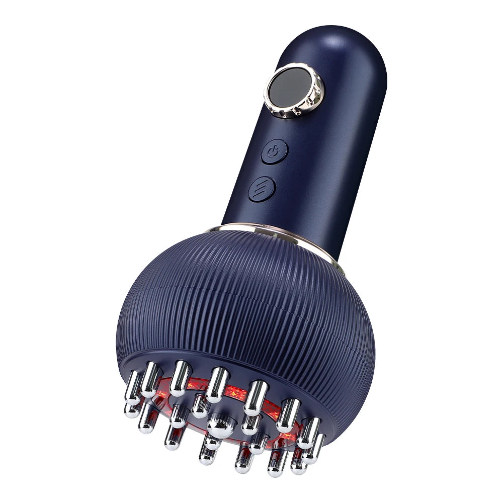 Electric Meridian, Body Massage Brush - Lymphatic Drainage Machine- Microcurrent Anti Cellulite with Physiotherapy Apparatus