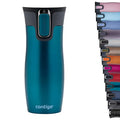 West Loop Auto seal Travel Mug, Stainless Steel Thermal Mug, Vacuum Flask, Leakproof Tumbler, Coffee Mug with BPA Free