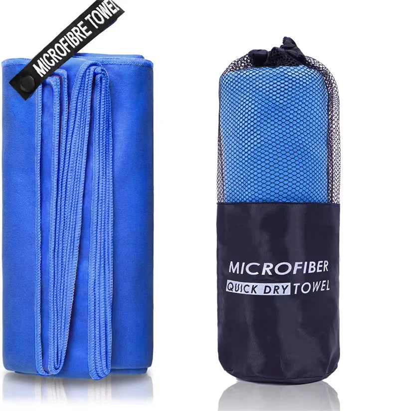 Quick Dry Beach Towel, Microfiber Travel Towel,Fast Drying Towel Set for Camping, Beach, Gym, Sports, Bath